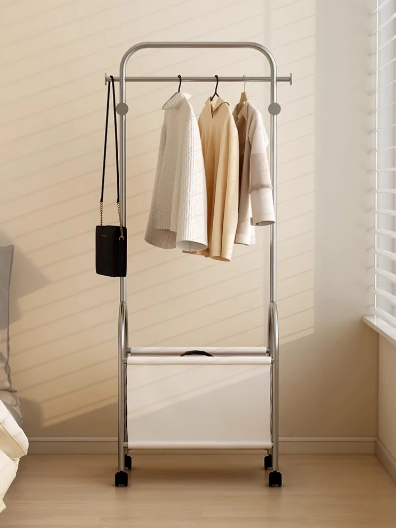 Bedroom French Coat Rack Removable Wheel Overnight Clothes Storage Sub-clean Coat Rack with Laundry Basket
Bedroom French Coat Rack Removable Wheel Overnight Clothes Storage Sub-clean Coat Rack with Laundry Basket