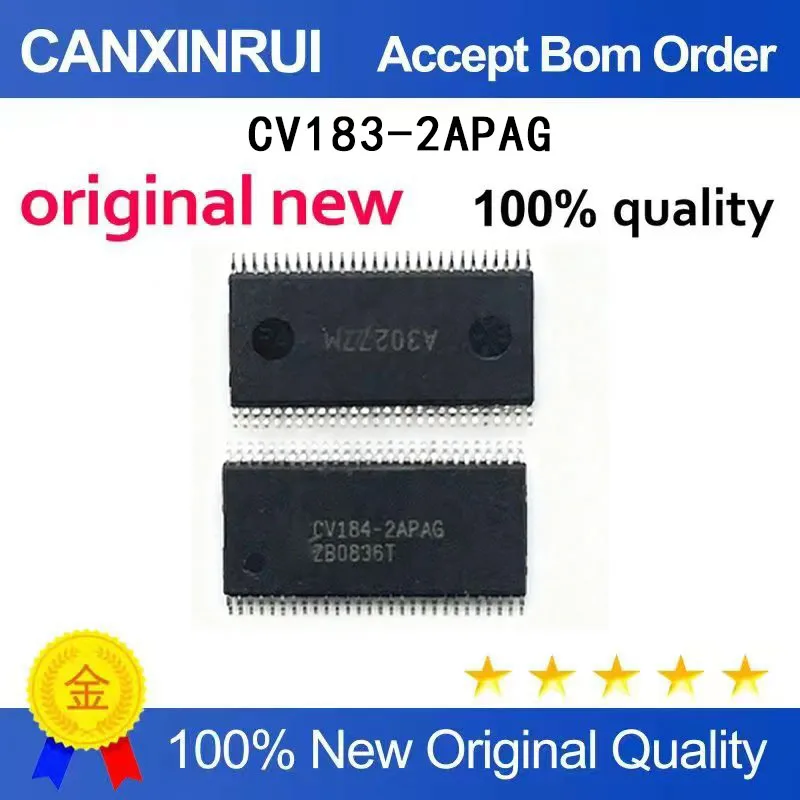 (5 Pieces) New CV183-2APAG CV184-2APAG TSSOP-56 double-sided feet in stock
(5 Pieces) New CV183-2APAG CV184-2APAG TSSOP-56 double-sided feet in stock