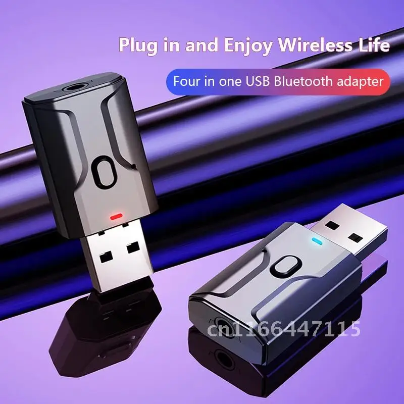 2 In 1 Transmitter Receiver USB Bluetooth-compatible 5.0 Transmitter Receiver USB Adapter 3.5mm AUX For TV PC Adapter
2 In 1 Transmitter Receiver USB Bluetooth-compatible 5.0 Transmitter Receiver USB Adapter 3.5mm AUX For TV PC Adapter