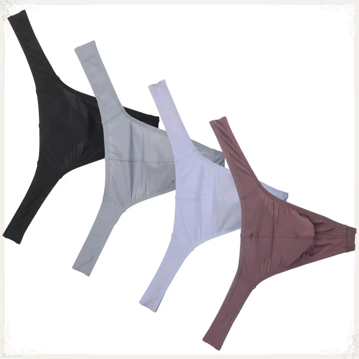 Men's String Bikini Narrow Waist Briefs Yoga Underwear Ultrathin Soft String Underpants Pouch Tangas Lingerie Comfortable
Men's String Bikini Narrow Waist Briefs Yoga Underwear Ultrathin Soft String Underpants Pouch Tangas Lingerie Comfortable