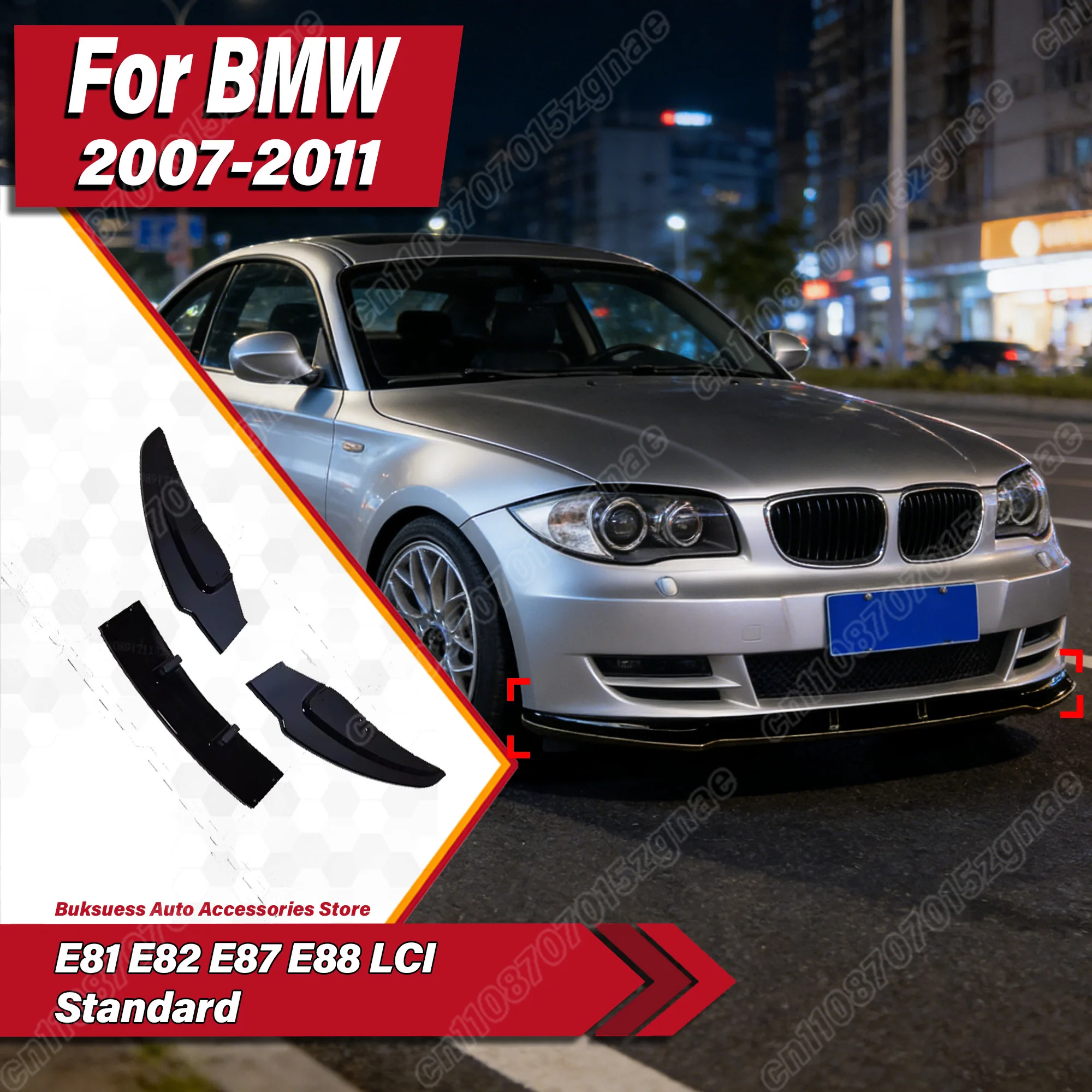 For BMW 1 Series E81 E82 E87 E88 LCI Standard 2007 2008 2009 2010 2011 Car Front Bumper Spoiler Diverter Body Modification Kit
For BMW 1 Series E81 E82 E87 E88 LCI Standard 2007 2008 2009 2010 2011 Car Front Bumper Spoiler Diverter Body Modification Kit