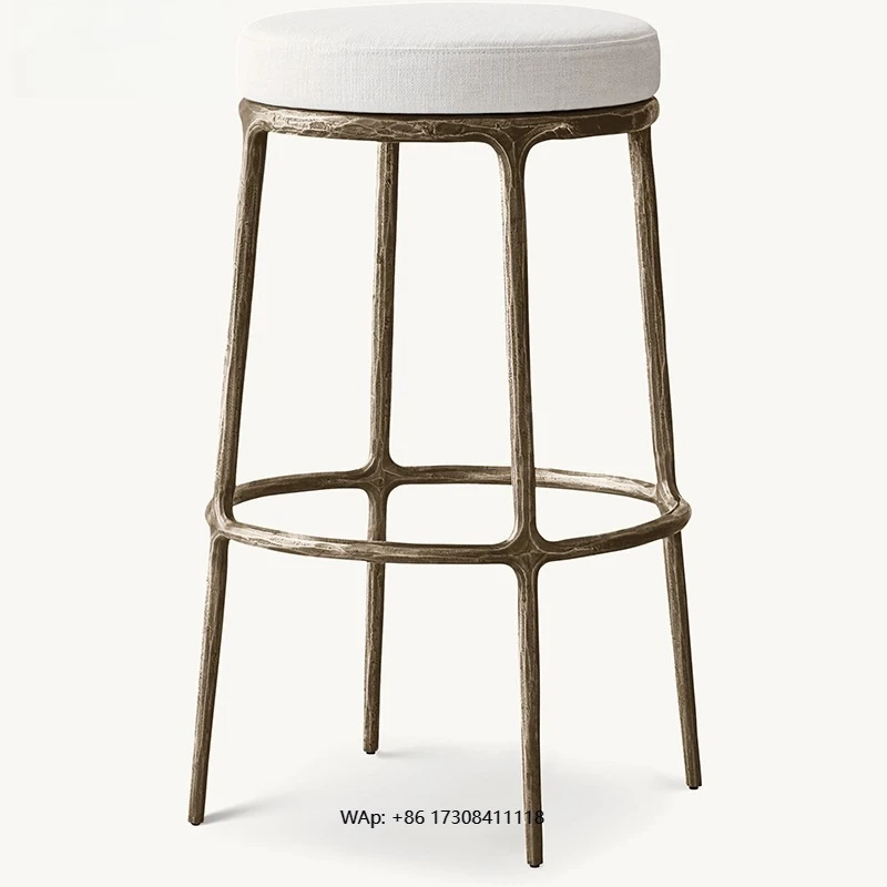 Американский барный стул в стиле лёгкой роскоши для ресторанов и отелей
Американский барный стул в стиле лёгкой роскоши для ресторанов и отелей