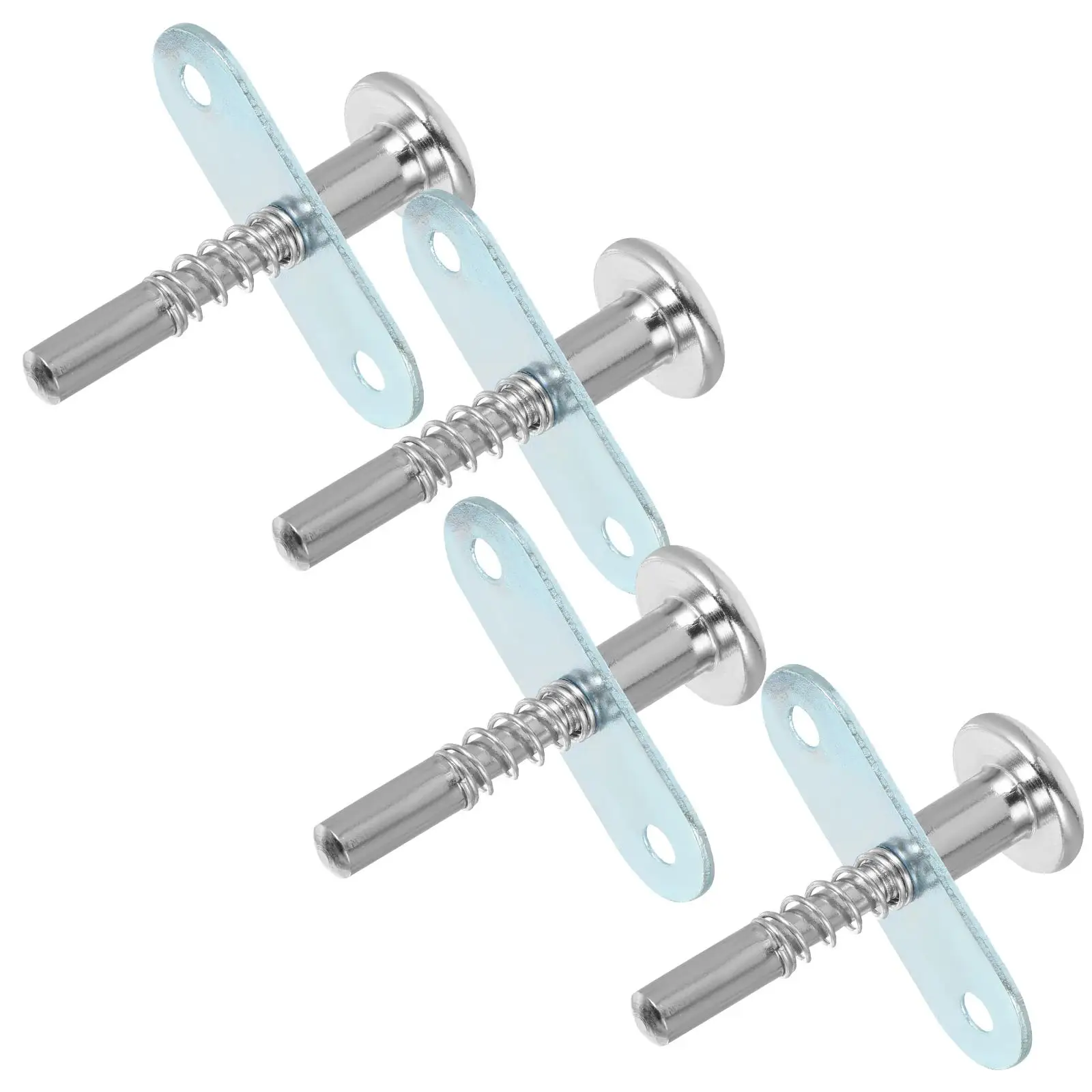 4 Pcs Cot Bed Spring Latch Baby Crib Screen Plunger Pin Latches Cupboard for Rabbit Cages
4 Pcs Cot Bed Spring Latch Baby Crib Screen Plunger Pin Latches Cupboard for Rabbit Cages
