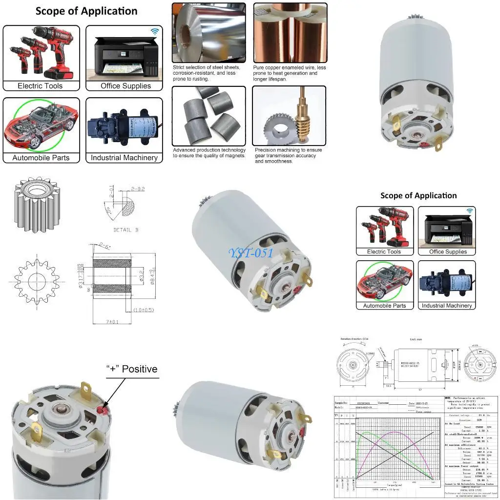 E15A 16.8V Wiped DIRECT CURRENT Motor 14 Tooth Gear Alternative Electric Drill Screwdriver Rapid Tall Moment
E15A 16.8V Wiped DIRECT CURRENT Motor 14 Tooth Gear Alternative Electric Drill Screwdriver Rapid Tall Moment