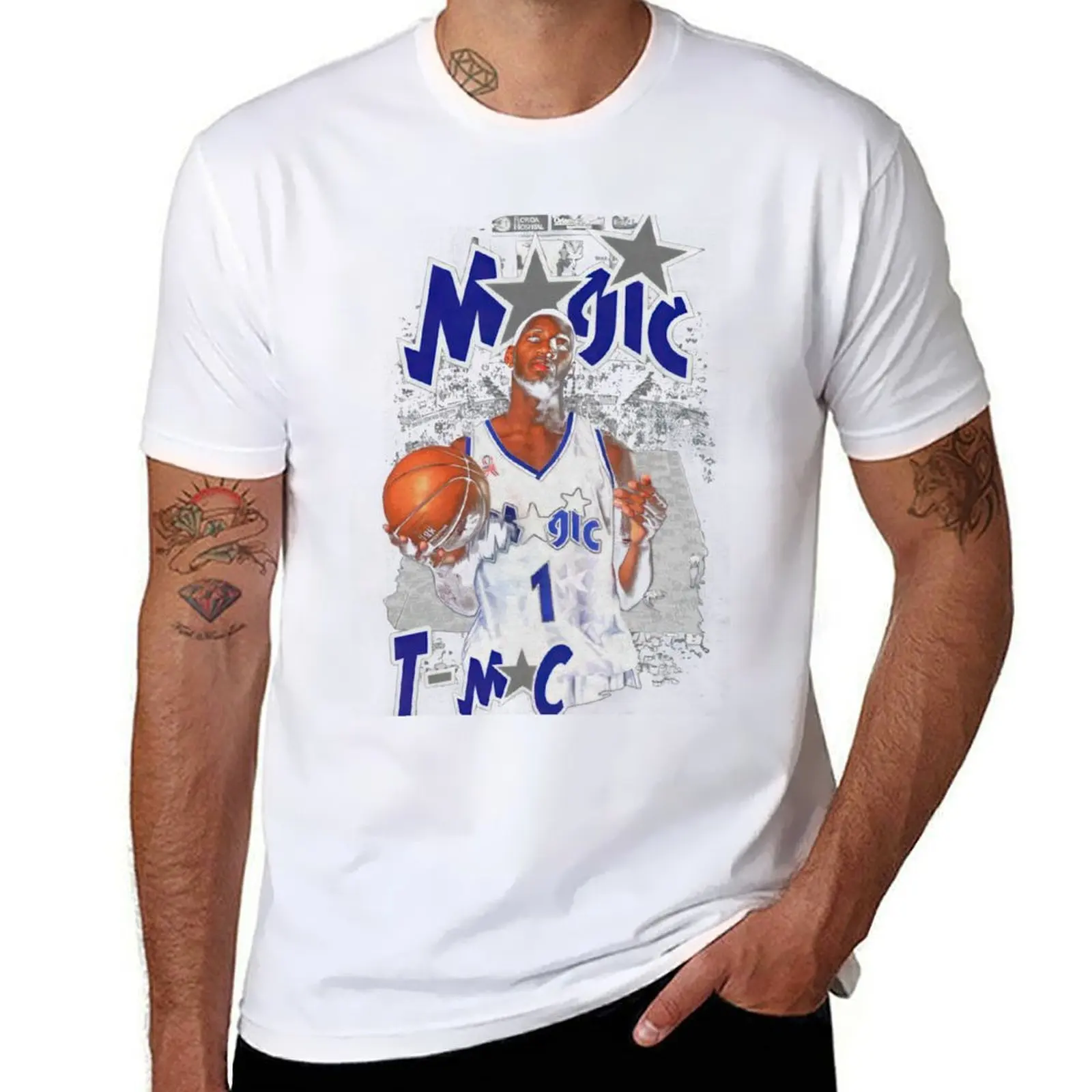 Vintage Tracy McGrady Bootleg T-Shirt funny t shirts man t shirts for man slim fit T-Shirt
Vintage Tracy McGrady Bootleg T-Shirt funny t shirts man t shirts for man slim fit T-Shirt