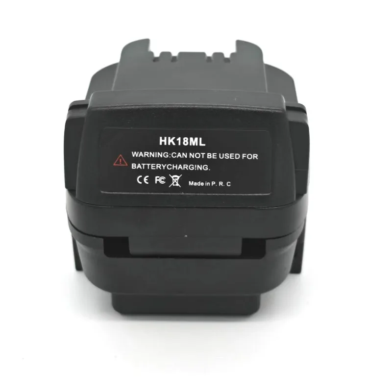 Адаптер-конвертер HK18MIL для литиевых аккумуляторов Hikoki/Hitachi 18В, совместимый с электроинструментами Milwaukee 18В
Адаптер-конвертер HK18MIL для литиевых аккумуляторов Hikoki/Hitachi 18В, совместимый с электроинструментами Milwaukee 18В