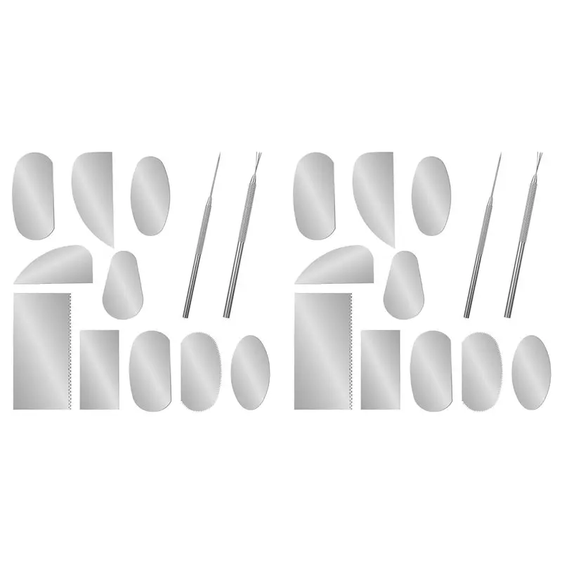 【ELECTRONIC-ACCESSORIES】24 Pcs Steel Pottery Tools Clay Ribs Stainless Serrated Scraper With Clay Needle And Feather-Tex
【ELECTRONIC-ACCESSORIES】24 Pcs Steel Pottery Tools Clay Ribs Stainless Serrated Scraper With Clay Needle And Feather-Tex