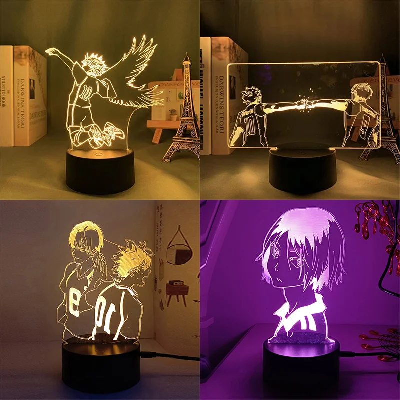 Anime Haikyuus 3d Lamp Kawaii Volleyball Boy Nishinoya Tanaka Cosplay Night Light Toy for Bedroom Decoration Kids Birthday Gift
Anime Haikyuus 3d Lamp Kawaii Volleyball Boy Nishinoya Tanaka Cosplay Night Light Toy for Bedroom Decoration Kids Birthday Gift