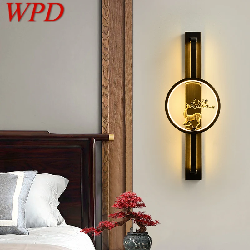 WPD Brass Wall Lamp LED Modern Luxury Sconce Light Interior Decoration Household Bedroom Bedside Living Room Corridor Lightin
WPD Brass Wall Lamp LED Modern Luxury Sconce Light Interior Decoration Household Bedroom Bedside Living Room Corridor Lightin