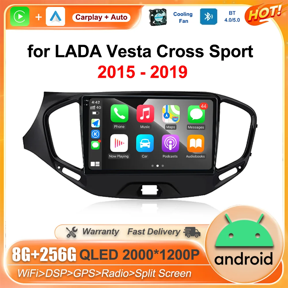 Для LADA Vesta Cross Sport 2015 - 2019 GPS автомобильная аудиосистема мультимедийный плеер Android Беспроводная Carplay DSP стерео BT 4G No 2 din
Для LADA Vesta Cross Sport 2015 - 2019 GPS автомобильная аудиосистема мультимедийный плеер Android Беспроводная Carplay DSP стерео BT 4G No 2 din