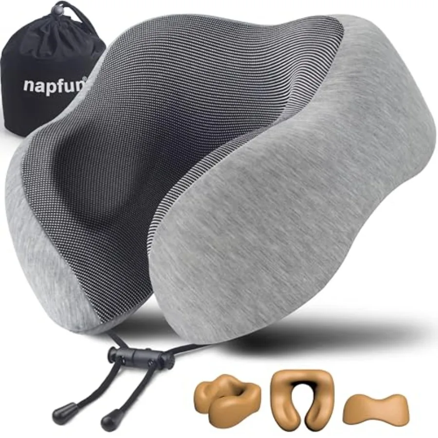 Neck Pillow for Traveling, Upgraded Travel Neck Pillow for Airplane 100% Pure Memory Foam Travel Pillow for Flight Headrest Sle
Neck Pillow for Traveling, Upgraded Travel Neck Pillow for Airplane 100% Pure Memory Foam Travel Pillow for Flight Headrest Sle