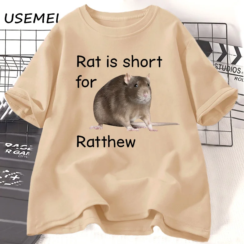Rat Is Short for Ratthew Meme Футболки Мужская забавная хлопковая футболка с короткими рукавами Унисекс Футболка с круглым вырезом Негабаритная футболка с животными
Rat Is Short for Ratthew Meme Футболки Мужская забавная хлопковая футболка с короткими рукавами Унисекс Футболка с круглым вырезом Негабаритная футболка с животными