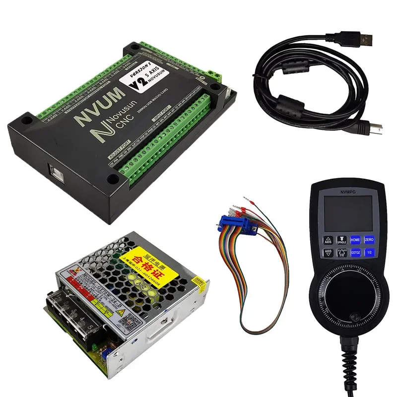CNC Mach3 NVUM Controller NVMPG Handwheel With USART Port Instead Of General Port6 Axis MPG For DIY CNC Router 75W Power
CNC Mach3 NVUM Controller NVMPG Handwheel With USART Port Instead Of General Port6 Axis MPG For DIY CNC Router 75W Power