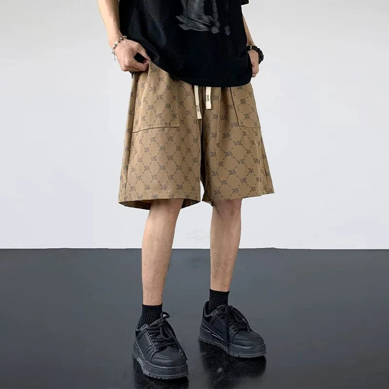 Trendy Men's Five-Quarter Sporty Shorts Casual Beachwear Breathable Polyester Summer Fashion Loose Fit Straight Leg Pants
Trendy Men's Five-Quarter Sporty Shorts Casual Beachwear Breathable Polyester Summer Fashion Loose Fit Straight Leg Pants