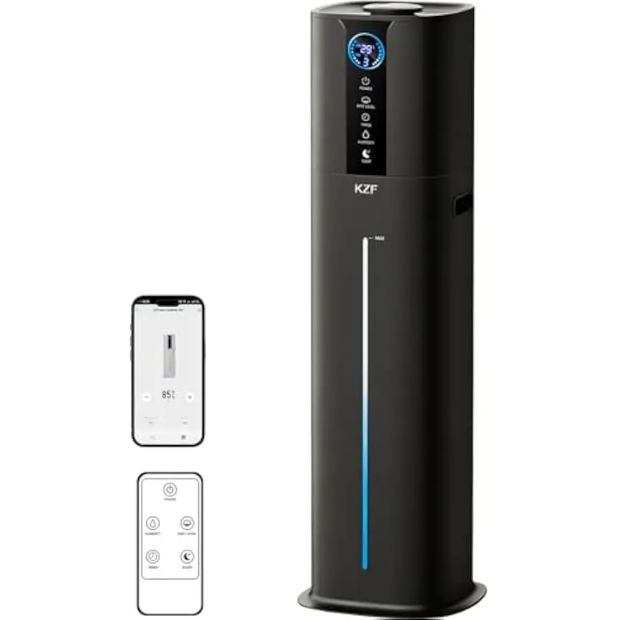 KZF 9L Smart Humidifiers for Bedroom Large Room, Cool Mist Top Fill | APP control, three-level adjustment, timer, power off when
KZF 9L Smart Humidifiers for Bedroom Large Room, Cool Mist Top Fill | APP control, three-level adjustment, timer, power off when