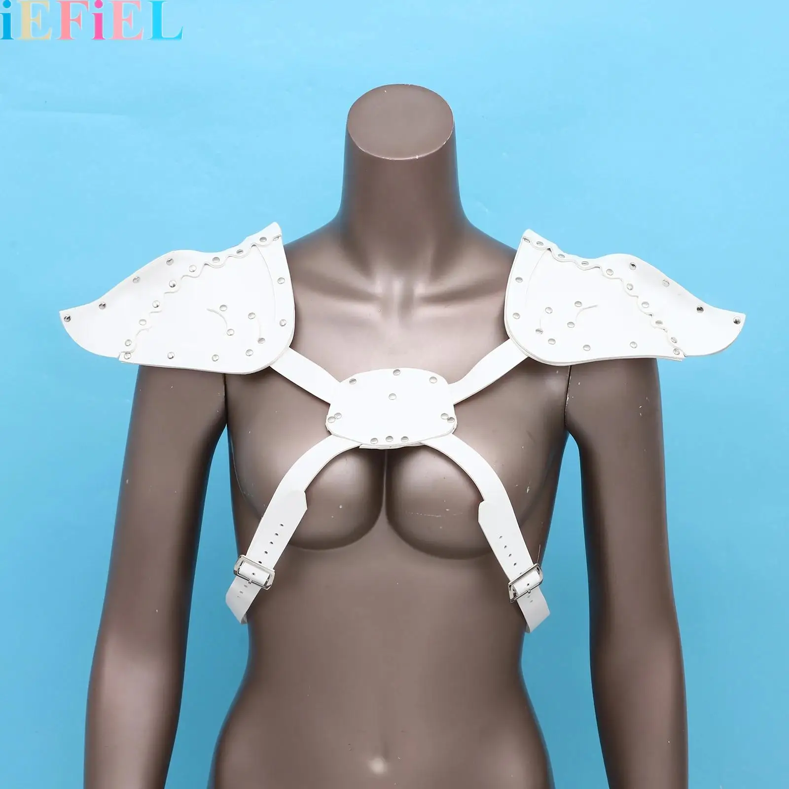 1Pcs Steampunk-style Leather Studded Shoulder Armor Capelet Adjustable Armor Harness for Halloween
1Pcs Steampunk-style Leather Studded Shoulder Armor Capelet Adjustable Armor Harness for Halloween
