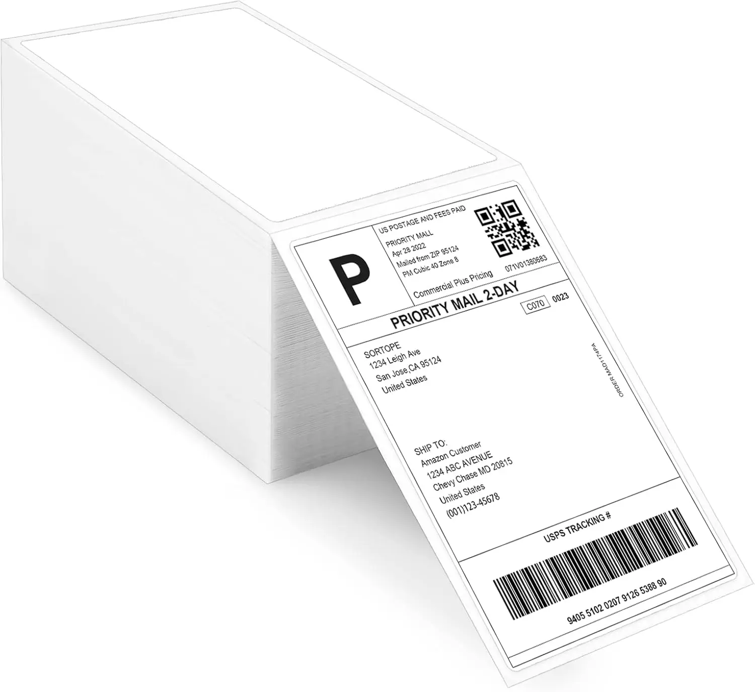 4x6 Direct Thermal Labels, 500 Fan-Fold Perforated Stacks, Premium Adhesive for Easy Printing
4x6 Direct Thermal Labels, 500 Fan-Fold Perforated Stacks, Premium Adhesive for Easy Printing