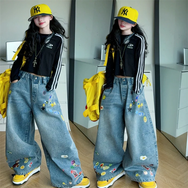 2025 Fall New Cartoon Print Wide Leg Jeans Stylish and Chic Casual Long Pants Fashionable Cool
2025 Fall New Cartoon Print Wide Leg Jeans Stylish and Chic Casual Long Pants Fashionable Cool