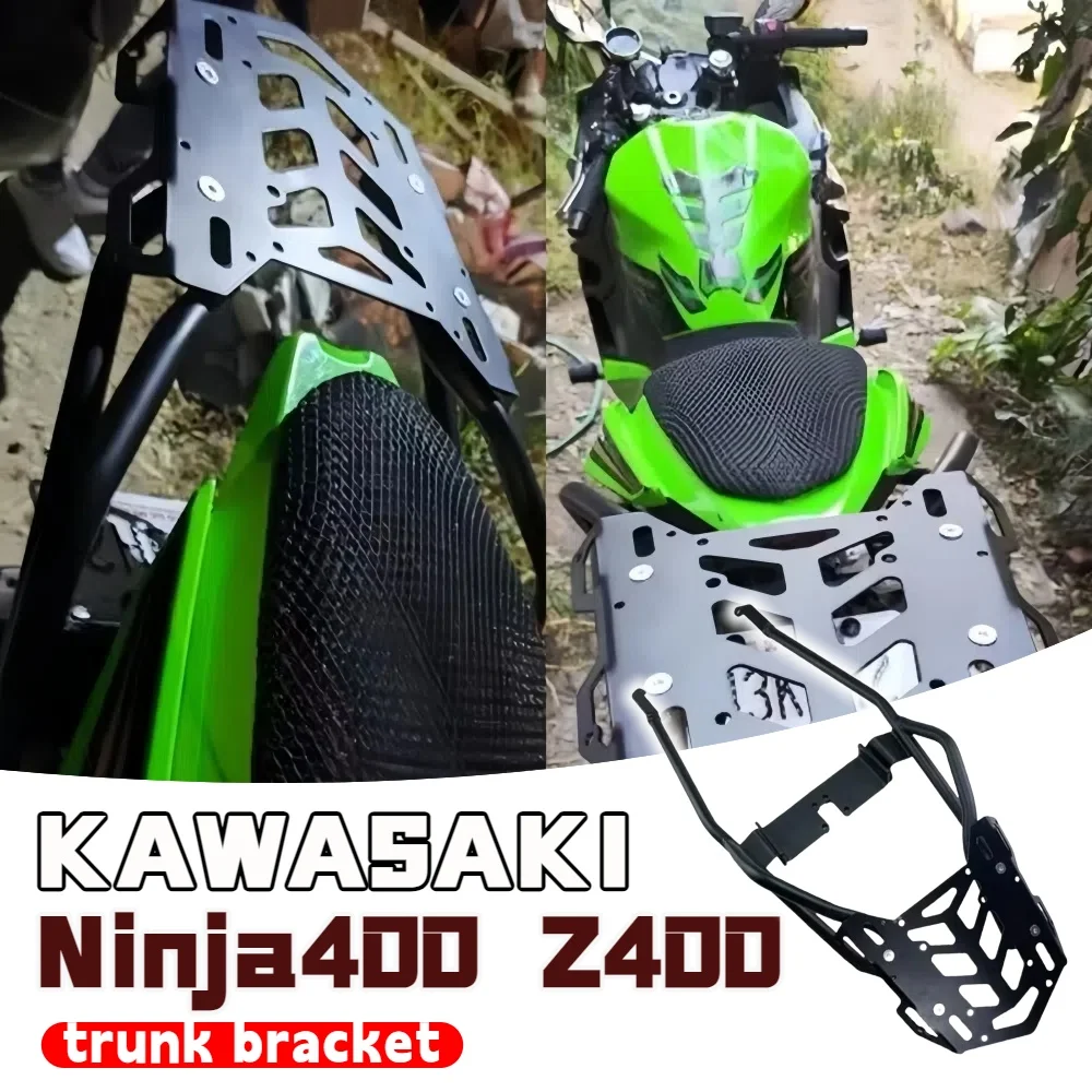 For Kawasaki Ninja400 Z400 modified rear shelf car trunk bracket placement bar rack accessories 2018-2024
For Kawasaki Ninja400 Z400 modified rear shelf car trunk bracket placement bar rack accessories 2018-2024