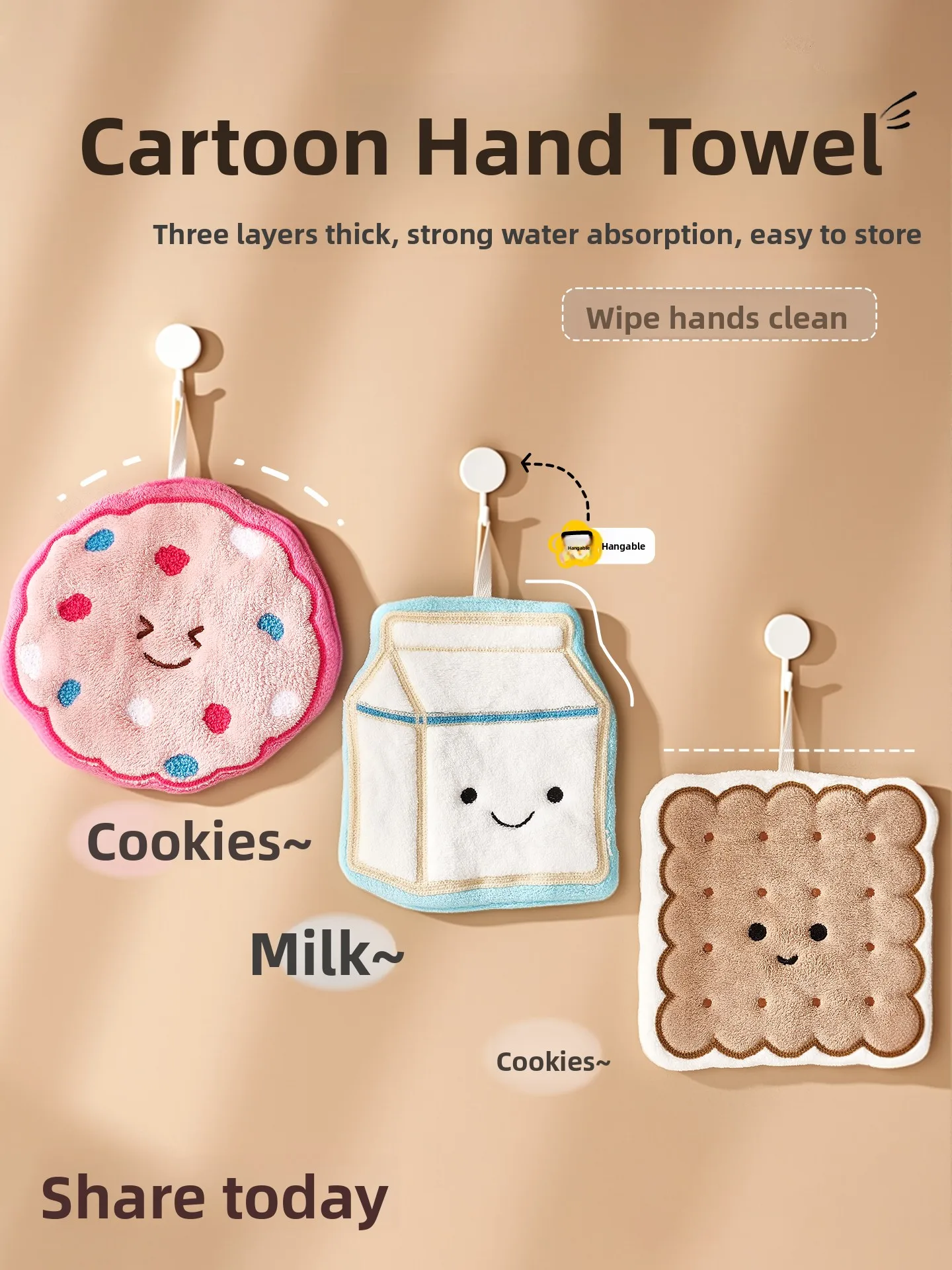 Thiened Absorbent Kitchen Cartoon Hand Towel Hanging Sle Strong Water Absorption Small Square Cloth Home Use Towel
Thiened Absorbent Kitchen Cartoon Hand Towel Hanging Sle Strong Water Absorption Small Square Cloth Home Use Towel