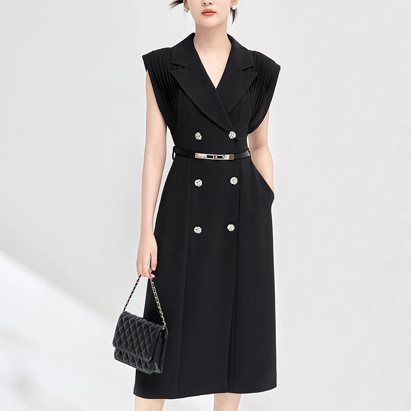 Elegant Fashion Dresses For Women 2024 Summer Notched Collar Short Sleeve Office Lady Suit Dress Slim Women's Long Formal Dress
Elegant Fashion Dresses For Women 2024 Summer Notched Collar Short Sleeve Office Lady Suit Dress Slim Women's Long Formal Dress