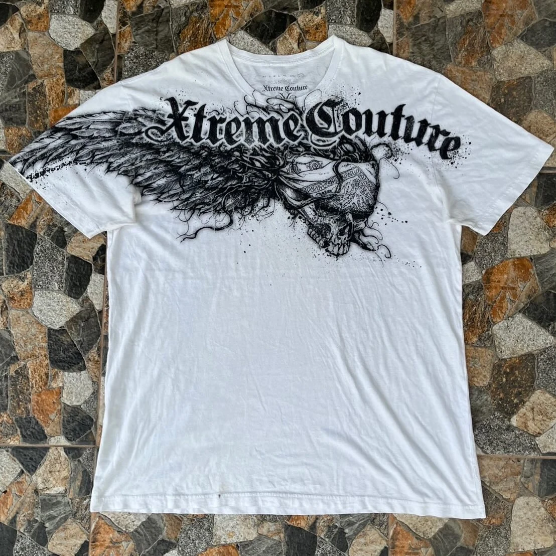 2000s XTREME COUTURE Shirt Skull Print Fashion Graphic Top Street Style Loose Clothing
2000s XTREME COUTURE Shirt Skull Print Fashion Graphic Top Street Style Loose Clothing