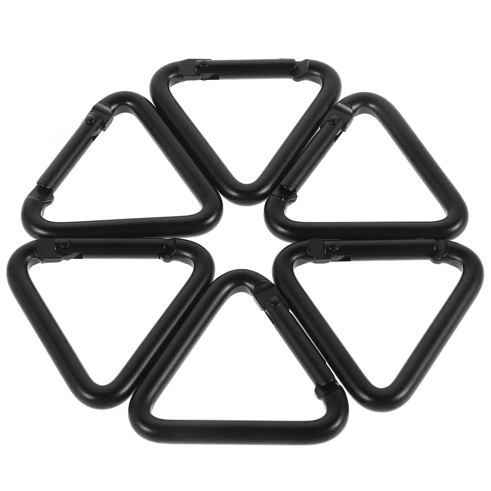 6pcs Triangle Aluminum Carabiner Keychain Clips Small Locking Key Ring Holder Outdoor Camping Accessories Triangle Hook
6pcs Triangle Aluminum Carabiner Keychain Clips Small Locking Key Ring Holder Outdoor Camping Accessories Triangle Hook