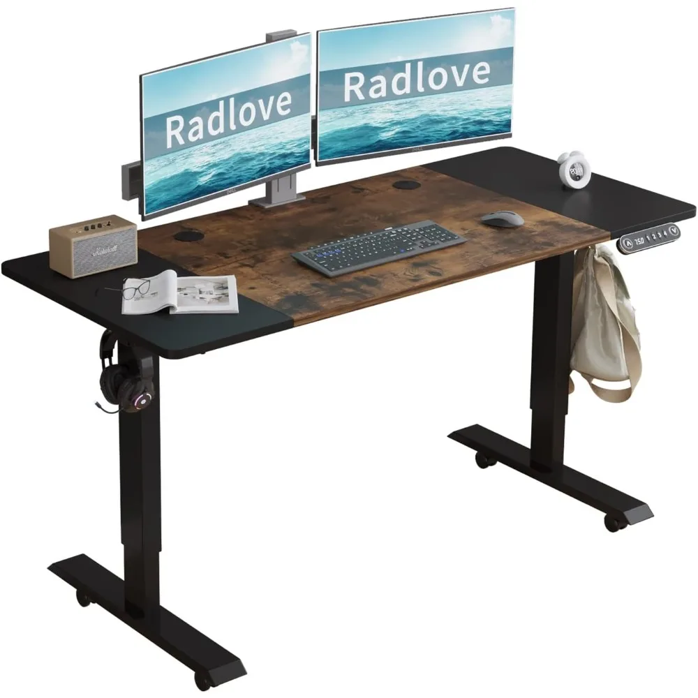 Electric Height Adjustable Standing Desk, 55 x 24 Inches Sit Stand up Workstation, Splice Board Memory Computer Table Ergonomic
Electric Height Adjustable Standing Desk, 55 x 24 Inches Sit Stand up Workstation, Splice Board Memory Computer Table Ergonomic