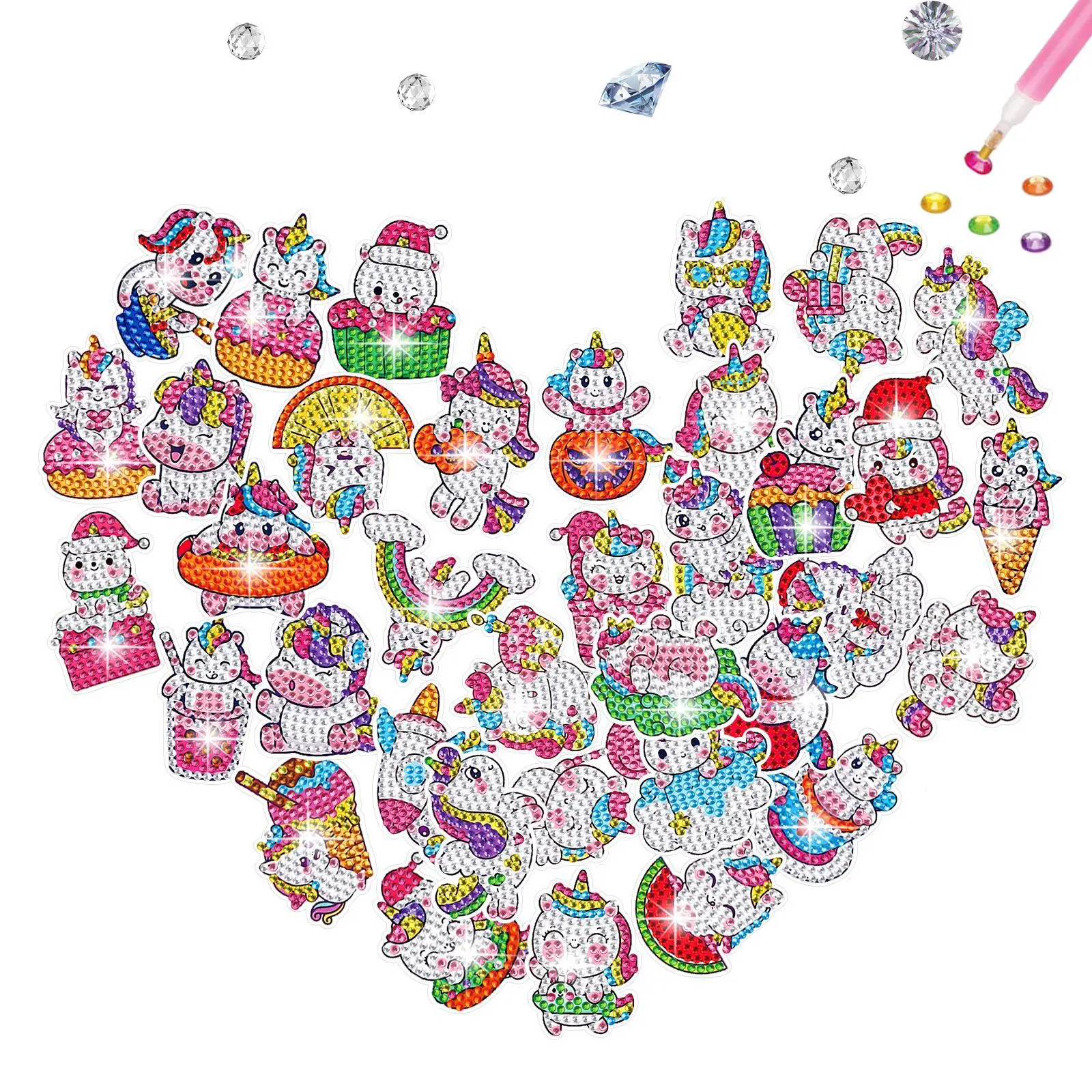 Diamond Painting CartoonCute Rainbow Unicorn Drills Embroider Handiwork Enthusiast Decoration Schoolbag Best Gifts
Diamond Painting CartoonCute Rainbow Unicorn Drills Embroider Handiwork Enthusiast Decoration Schoolbag Best Gifts