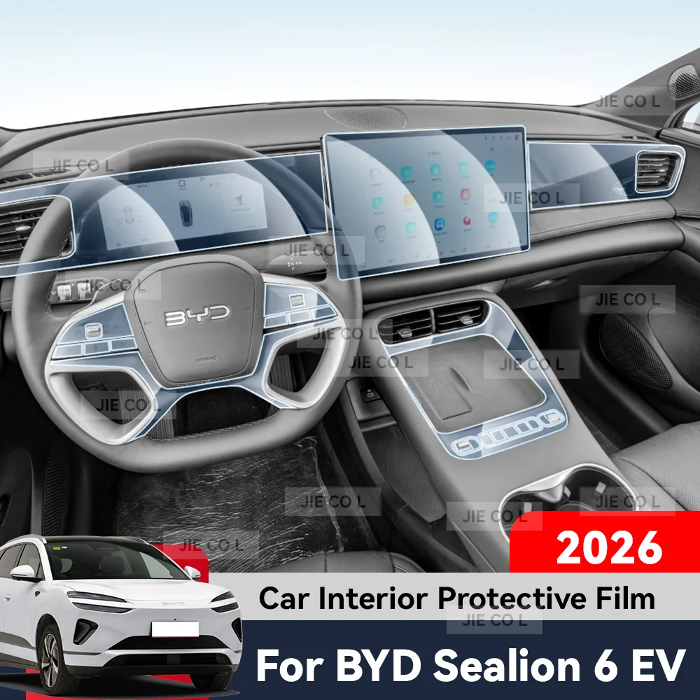 Защитная пленка из прозрачного ТПУ для центрального экрана и навигации BYD SEALION 6 EV 2026, антицарапийная, для GPS-системы
Защитная пленка из прозрачного ТПУ для центрального экрана и навигации BYD SEALION 6 EV 2026, антицарапийная, для GPS-системы