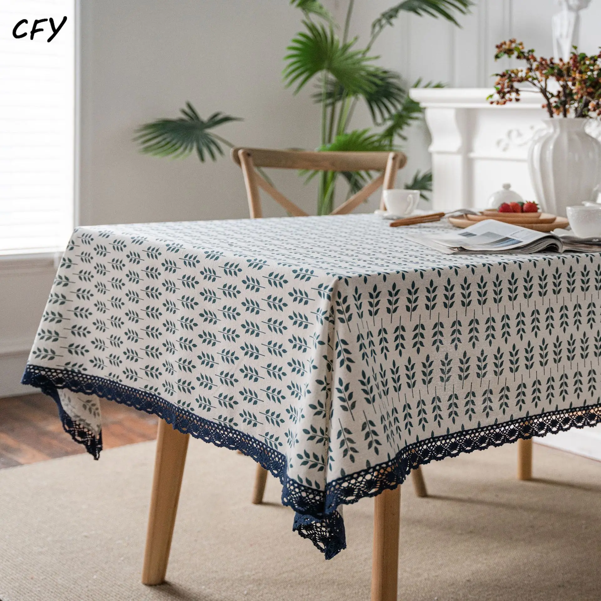 Cotton Linen Green Wheat Ear Printing Pastoral Rectangular Table Cloth Kitchen Table Map Towel Coffee Table Cover
Cotton Linen Green Wheat Ear Printing Pastoral Rectangular Table Cloth Kitchen Table Map Towel Coffee Table Cover