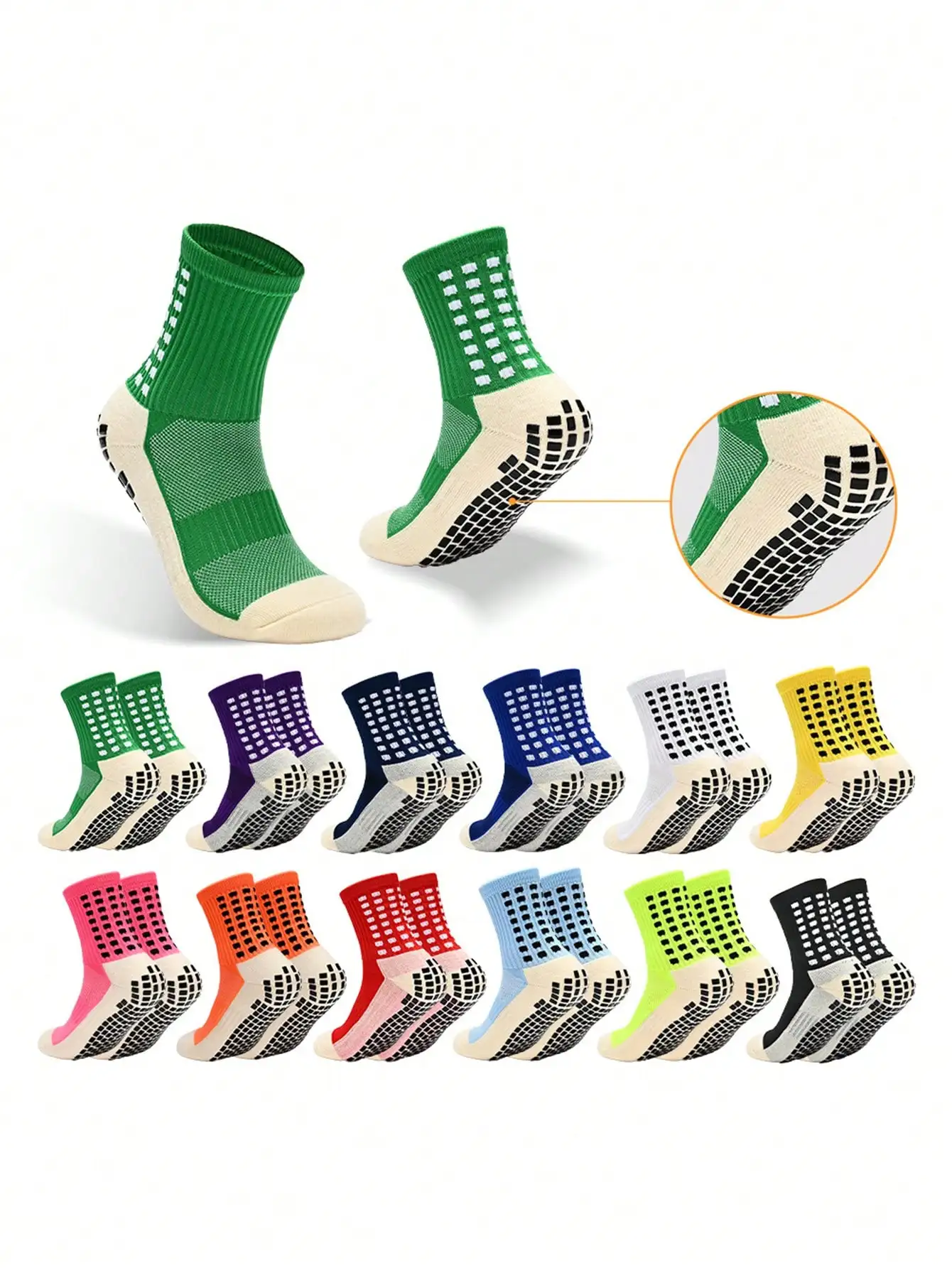 Low Cut Ankle Football Socks, Thick Towel Bottom Anti-Slip Moisture Wicking Sports Socks, Retro 90s Style
Low Cut Ankle Football Socks, Thick Towel Bottom Anti-Slip Moisture Wicking Sports Socks, Retro 90s Style