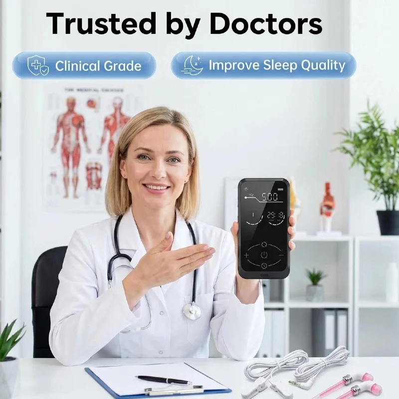 Professional Portable CES Vagus Nerve Ear Clip for Insomnia Sleep Aid Anxiety with 650nm Ear Canal Laser for Tinnitus Healing
Professional Portable CES Vagus Nerve Ear Clip for Insomnia Sleep Aid Anxiety with 650nm Ear Canal Laser for Tinnitus Healing
