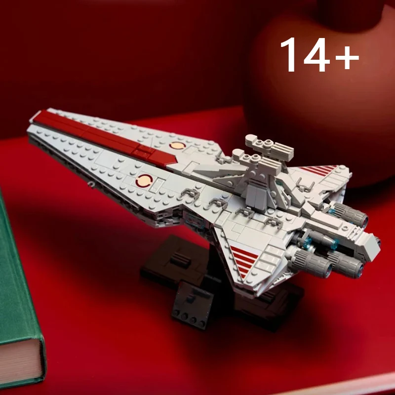 2026 New 643 pcs Venator Republic Cruiser MOC Space Wars Clone Era Model Attack Ship Dual Bridges Adult Gift compatible 75441
2026 New 643 pcs Venator Republic Cruiser MOC Space Wars Clone Era Model Attack Ship Dual Bridges Adult Gift compatible 75441