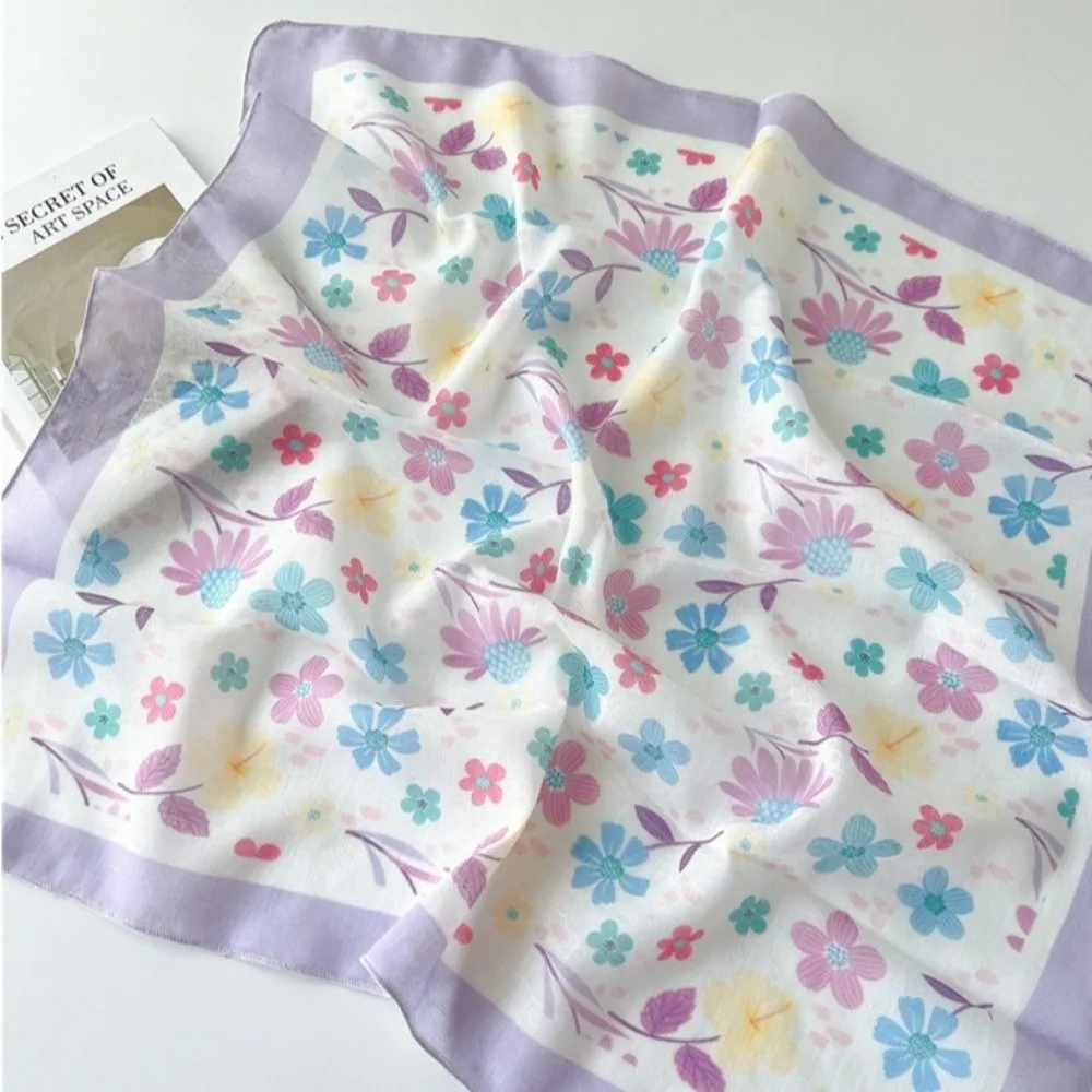 Elegant Floral Print Neckerchief Square Cotton Linen Neck Scarf Decorative Wrap Breathable Sunscreen Head Scarf
Elegant Floral Print Neckerchief Square Cotton Linen Neck Scarf Decorative Wrap Breathable Sunscreen Head Scarf