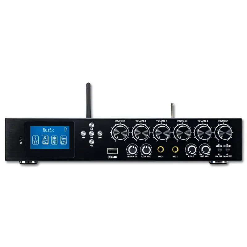 Amplifier Professional Receiver Home 2.1 Bluetooth Class D 6 Channel Amplifier, Bluetooth 4.0
Amplifier Professional Receiver Home 2.1 Bluetooth Class D 6 Channel Amplifier, Bluetooth 4.0