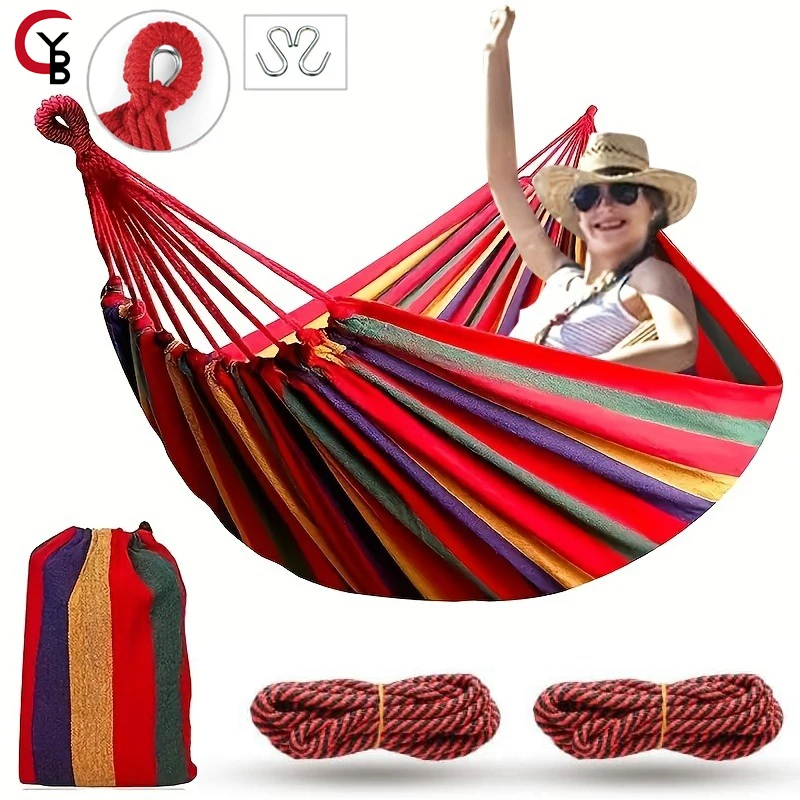 Single/Double Hammock,Cotton Hammock Portable Canvas Garden Hammock with Carry Bag,Perfect Camping Outdoor/Indoor Patio Backyard
Single/Double Hammock,Cotton Hammock Portable Canvas Garden Hammock with Carry Bag,Perfect Camping Outdoor/Indoor Patio Backyard