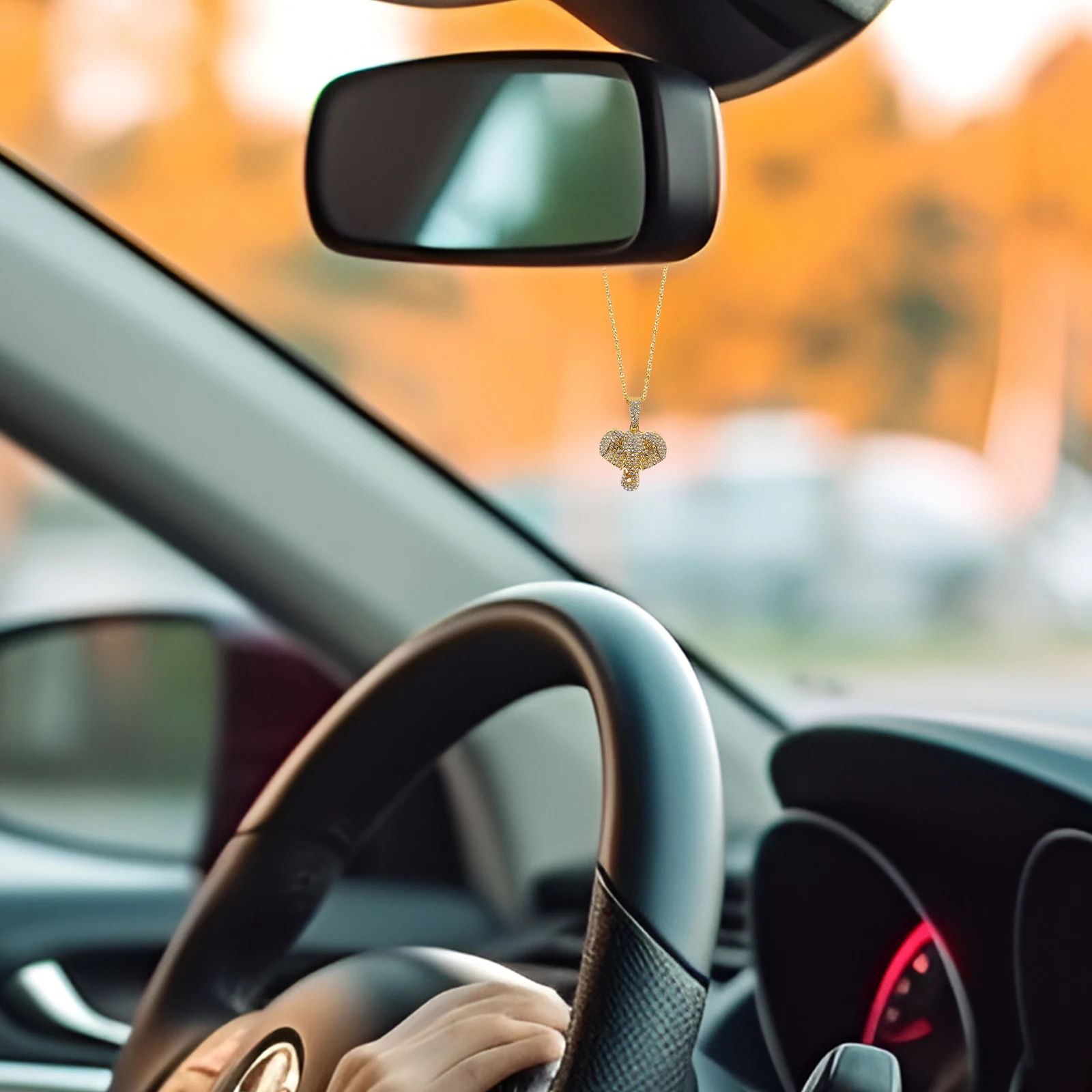 Rhinestone Car Mirror Pendant Decorations Rearview Charm Hanging Accessories Golden Sparkly Car naments Interior for Women
Rhinestone Car Mirror Pendant Decorations Rearview Charm Hanging Accessories Golden Sparkly Car naments Interior for Women