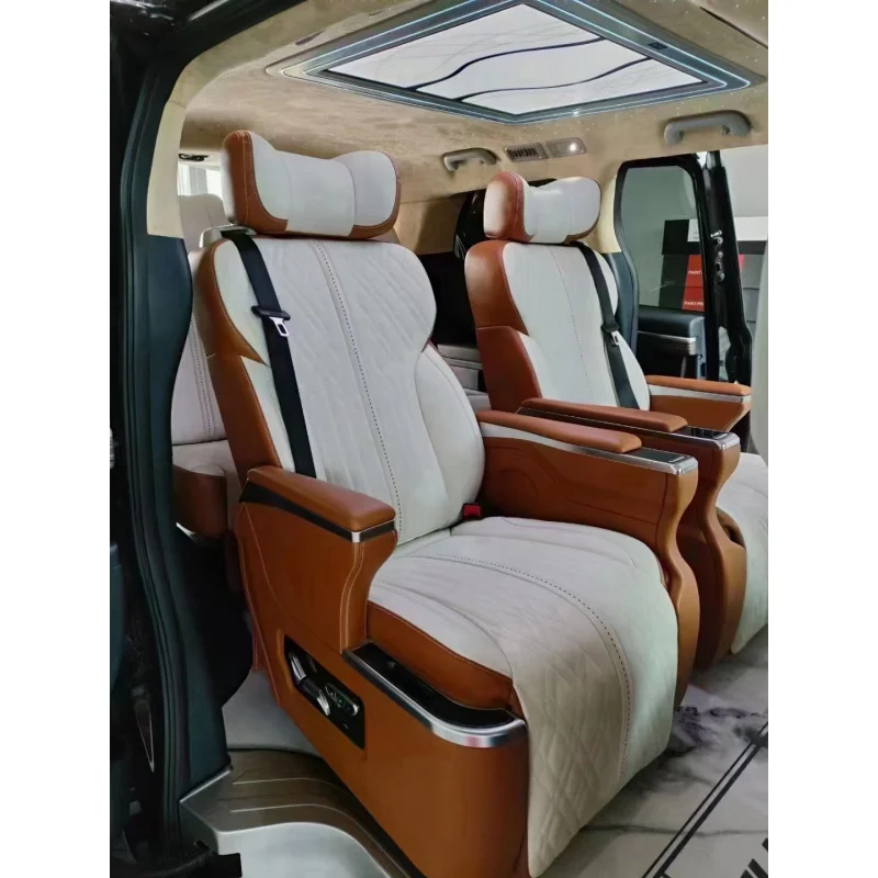 Fits Hiace, V260, W447, Sprinter, Luxury Electric Modified VIP Seats for Bus, Van and Limousine Interior Refit
Fits Hiace, V260, W447, Sprinter, Luxury Electric Modified VIP Seats for Bus, Van and Limousine Interior Refit