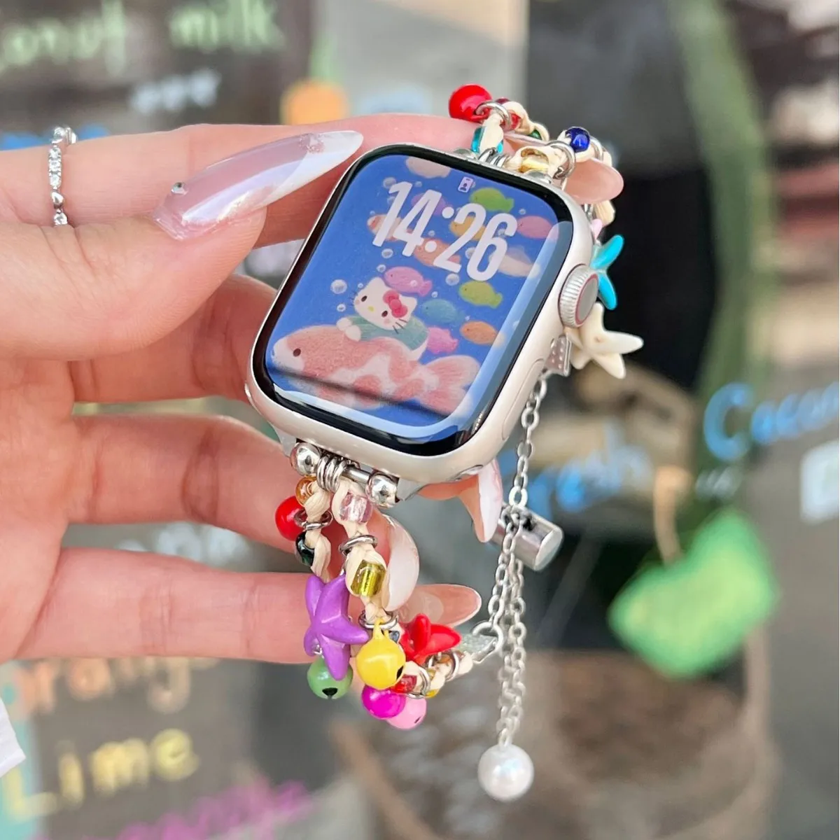 Women Bracelet for Apple Watch Band 44mm 45mm 41mm 49 40mm 42mm 38mm Metal Slim Cartoon Strap Iwatch Ultra Series 9 8 7 SE 6 5 4
Women Bracelet for Apple Watch Band 44mm 45mm 41mm 49 40mm 42mm 38mm Metal Slim Cartoon Strap Iwatch Ultra Series 9 8 7 SE 6 5 4