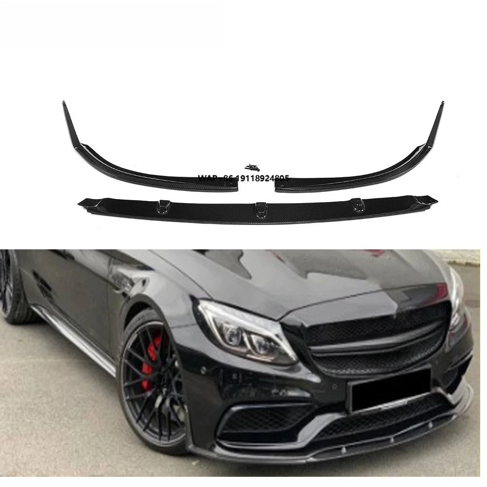 Front Bumper Lip Spoiler Splitters for Benz C Class W205 C63 Coupe 2 Door 2015 - 2017 Carbon Fiber and FRP
Front Bumper Lip Spoiler Splitters for Benz C Class W205 C63 Coupe 2 Door 2015 - 2017 Carbon Fiber and FRP