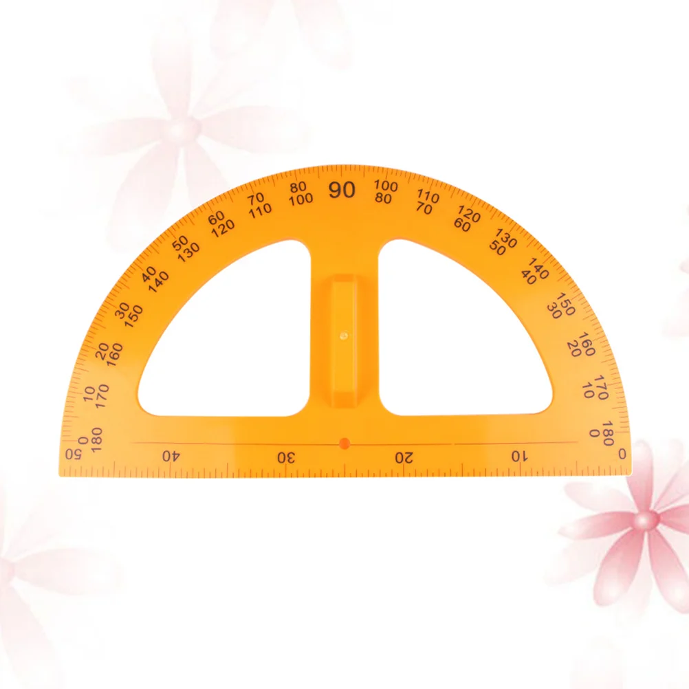 Plastic Yellow Protractor Portable Teaching Tool Precise Scale for Students Designers Architects Engineers School
Plastic Yellow Protractor Portable Teaching Tool Precise Scale for Students Designers Architects Engineers School