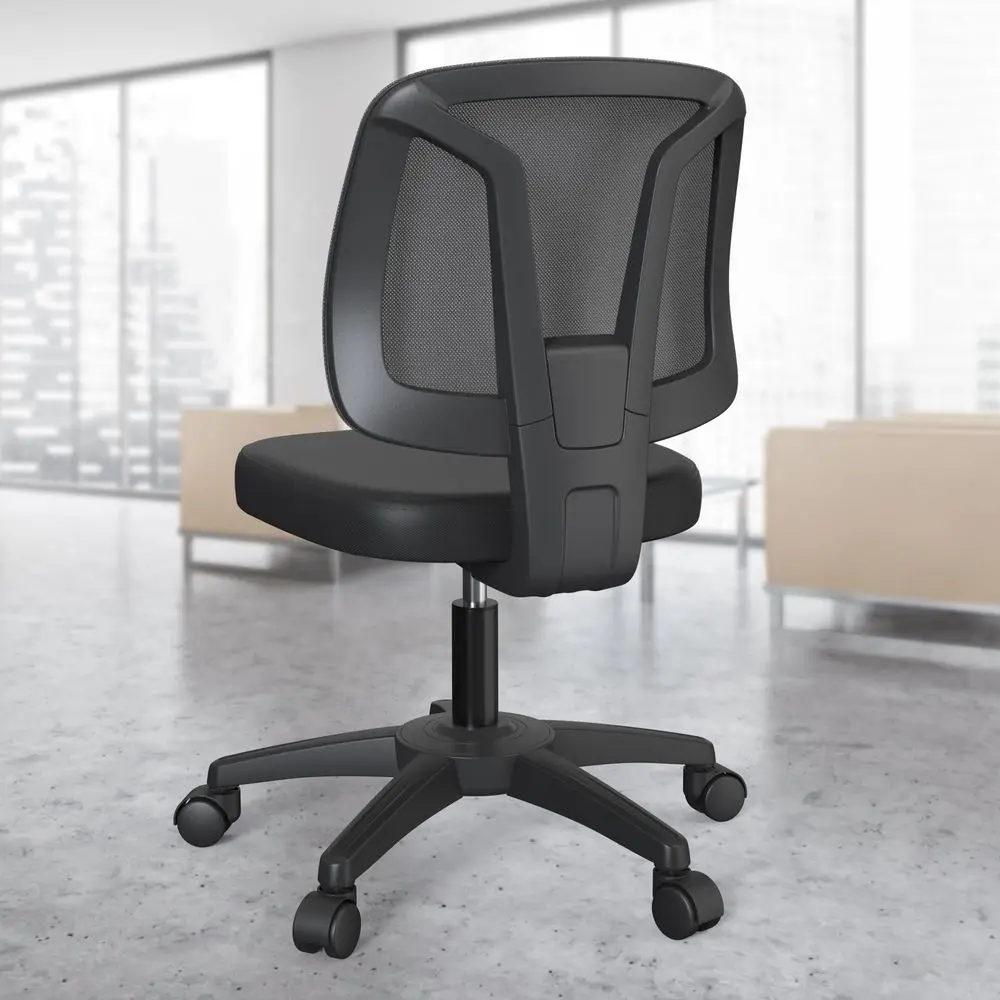 Armless Office Desk Chair Without Arms Adjustable Height with Wheels for Conference Room Work Study
Armless Office Desk Chair Without Arms Adjustable Height with Wheels for Conference Room Work Study
