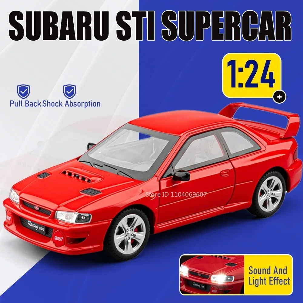 Модель спортивного автомобиля Subaru STI GTR-R34 в масштабе 1:24, литая из сплава, с функцией отката назад, поворотными передними колесами, амортизацией, игрушка-суперкар, подарок
Модель спортивного автомобиля Subaru STI GTR-R34 в масштабе 1:24, литая из сплава, с функцией отката назад, поворотными передними колесами, амортизацией, игрушка-суперкар, подарок