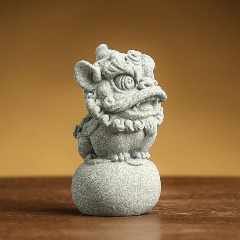 Blue sand lion lion tea pet decoration creative boutique high-grade fortune decoration home desktop cover tea play
Blue sand lion lion tea pet decoration creative boutique high-grade fortune decoration home desktop cover tea play