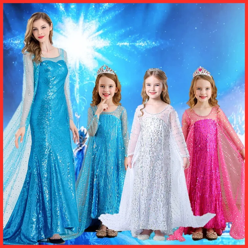 Halloween Performance Dress Sparkling Princess Skirt Adult Children's Costume Ice Princess Ball Gown Stage Performance Dress
Halloween Performance Dress Sparkling Princess Skirt Adult Children's Costume Ice Princess Ball Gown Stage Performance Dress