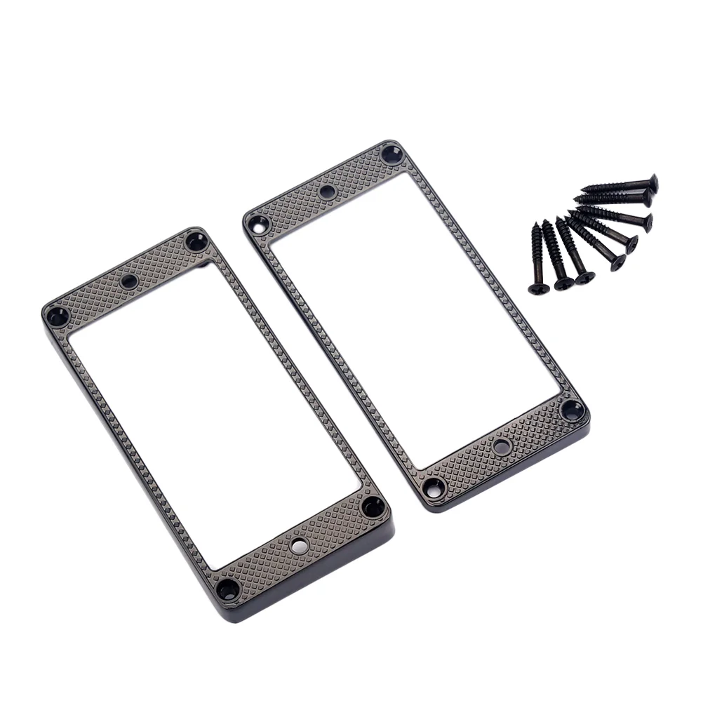 2 Pcs Humbucker Cover Plate Guitar Mounting Ring Accessories Electric Metal Flat Bottom Pickup
2 Pcs Humbucker Cover Plate Guitar Mounting Ring Accessories Electric Metal Flat Bottom Pickup