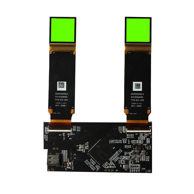 SeeYA 1.03 Inch 2560x2560 20000nits Monochrome Green Micro OLED Display for Aviation HMD Industrial HUD
SeeYA 1.03 Inch 2560x2560 20000nits Monochrome Green Micro OLED Display for Aviation HMD Industrial HUD