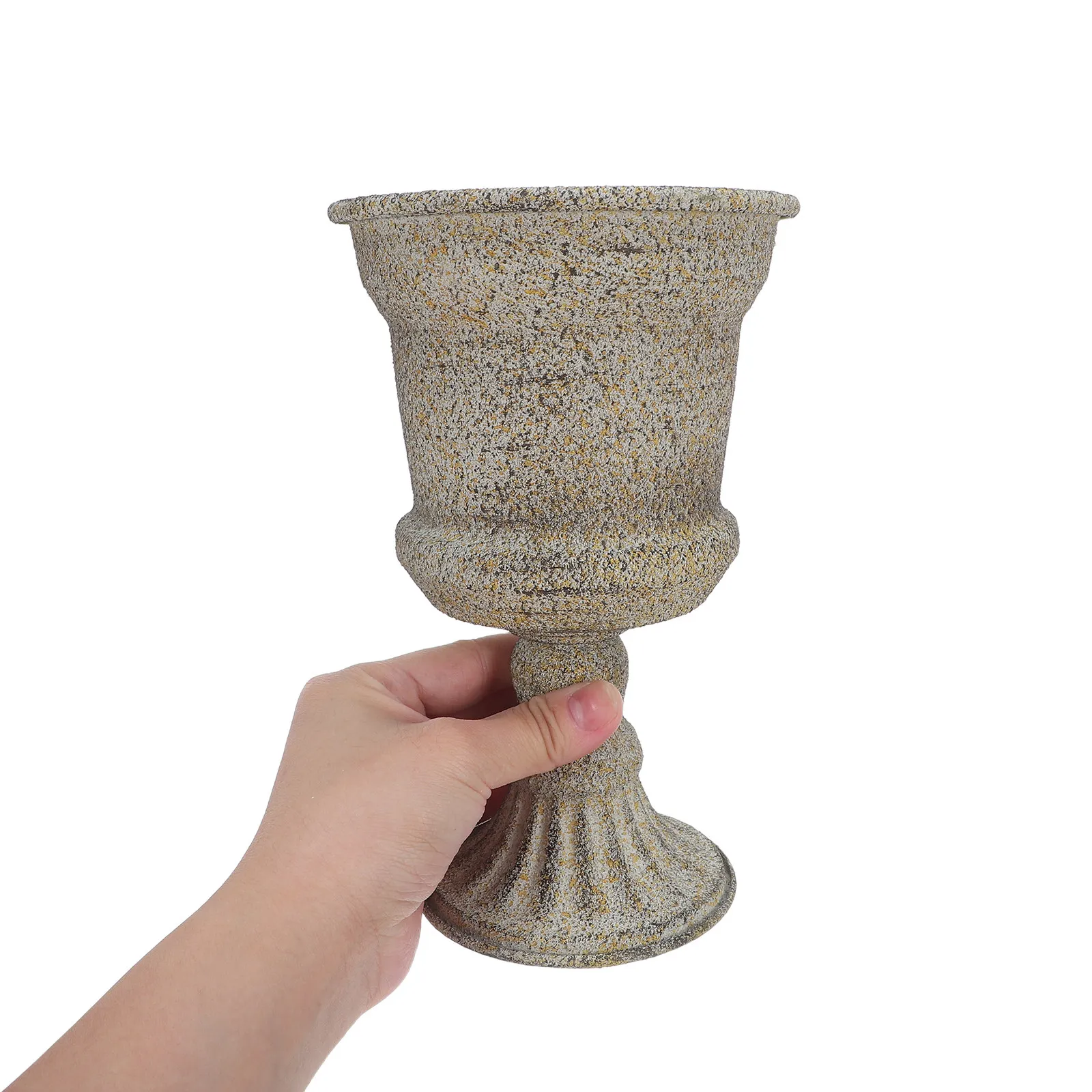 Large Metal Urn Planter Vintage Distressed Grecian Style Floral Vase for Home Decor Porch Patio Desk Wedding Aisle Ceremony
Large Metal Urn Planter Vintage Distressed Grecian Style Floral Vase for Home Decor Porch Patio Desk Wedding Aisle Ceremony