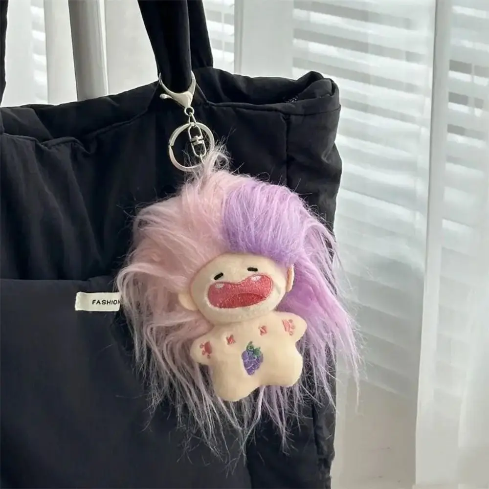 Funny Plush Toothless Doll Key Chain Soft Fried Hair Missing Teeth Doll PP Cotton Mini DIY Hairstyle Plush Doll Bag Accessories
Funny Plush Toothless Doll Key Chain Soft Fried Hair Missing Teeth Doll PP Cotton Mini DIY Hairstyle Plush Doll Bag Accessories